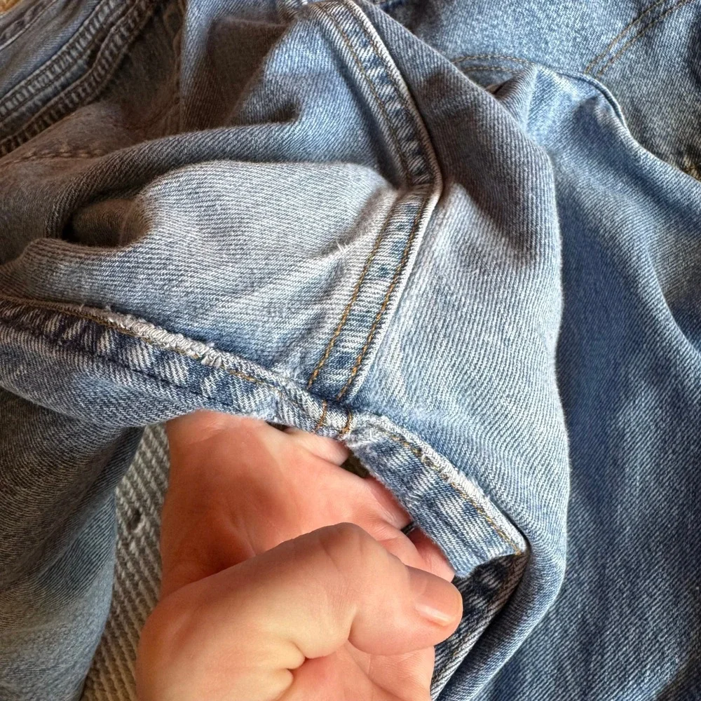 Vintage 90s Levis 501xx Mens 44x36 (40x31) Made in USA Denim Button Fly Jeans